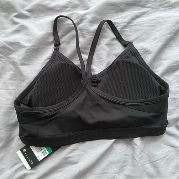 Women's Dri-Fit Indy Light-Support Padded V-Neck Sports Bra BLACK - BNWT - Picture 2 of 3